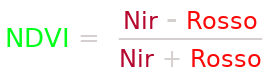 NDVI formula